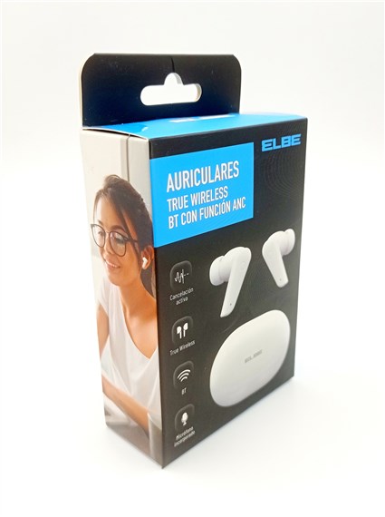 ELBE ABTWS-003-B auricular y casco Auriculares Inalámbrico Dentro de oído  Música/uso diario Bluetooth Blanco