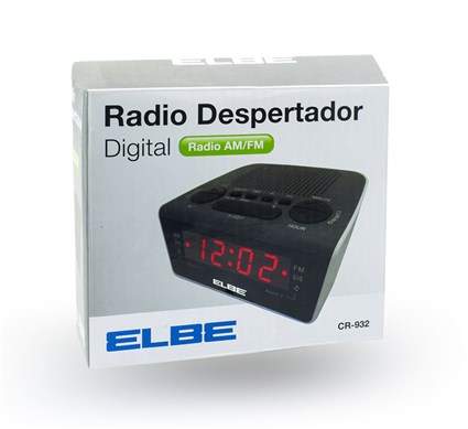 CR-932 RADIO DESPERTADOR DIGITAL RADIO AM/FM PANTALLA 7CM