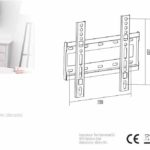 SP-2460-F SOPORTE PARED FIJO 24'-40' MAX. 15KG | ELBE - Imagen 3
